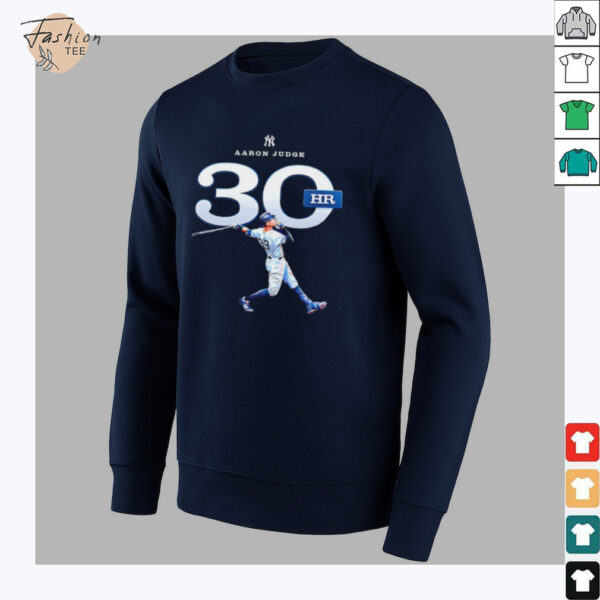 New York Yankees Aaron Judge 30 HR shirt