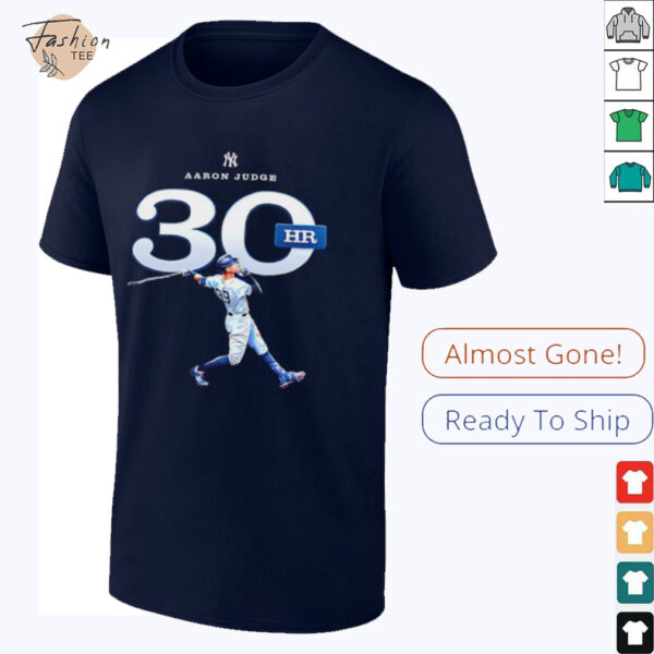 New York Yankees Aaron Judge 30 HR shirt