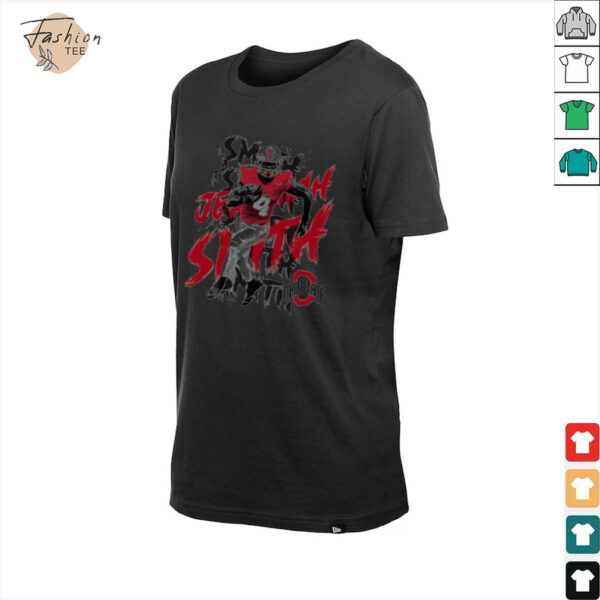 Ohio State Buckeyes Football #4 Jeremiah Smith name repeat shirt