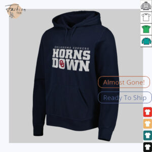Oklahoma Sooners Crimson Hometown Horns Down shirt