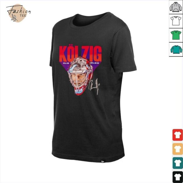 Olie Kolzig mask signature Washington Capitals Shirt