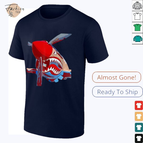 P 40 Warhawk Fighter Aircraft shirt