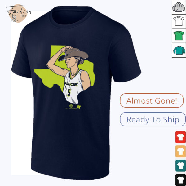 Paige Bueckers   Cowboy Bueckers   Dallas Basketball Shirt