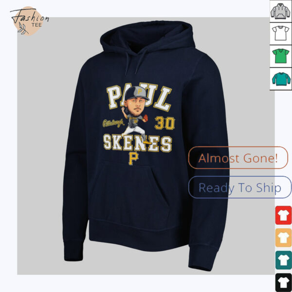 Paul Skenes #30 Pittsburgh Pirates Baseball player caricature shirt