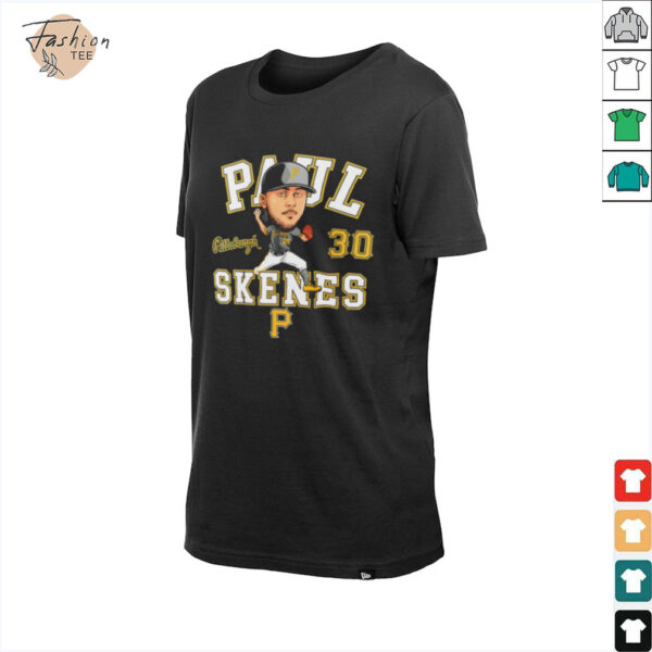 Paul Skenes #30 Pittsburgh Pirates Baseball player caricature shirt