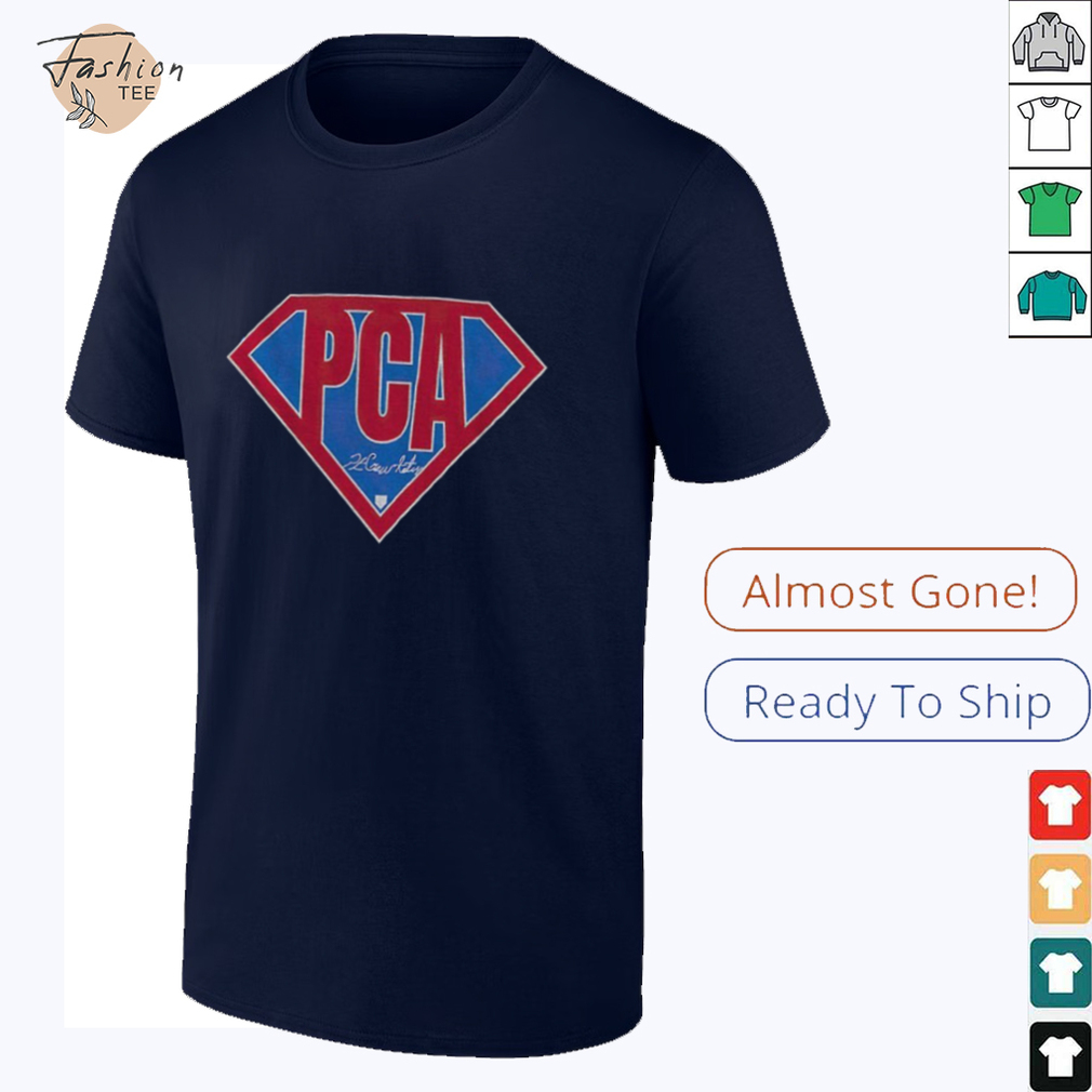 Close-up of Pete Crow-Armstrong Super PCA Chicago baseball shirt design
