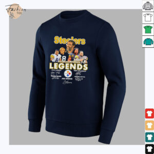 Pittsburgh Steelers Legends Jack Lambert Troy Polamalu Joe Greene signature...