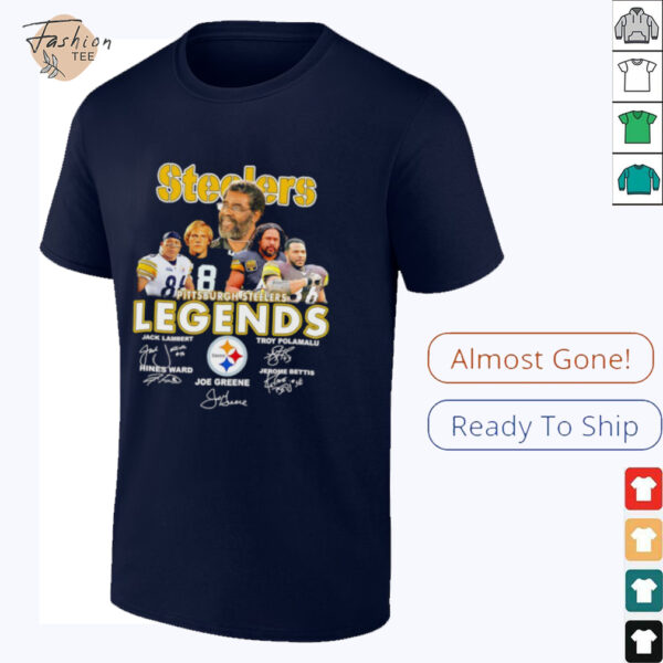 Pittsburgh Steelers Legends Jack Lambert Troy Polamalu Joe Greene signature shirt