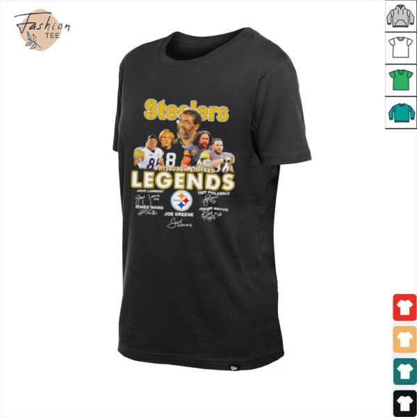 Pittsburgh Steelers Legends Jack Lambert Troy Polamalu Joe Greene signature shirt