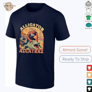 Trump riding Alcatraz Alligator 2025 shirt