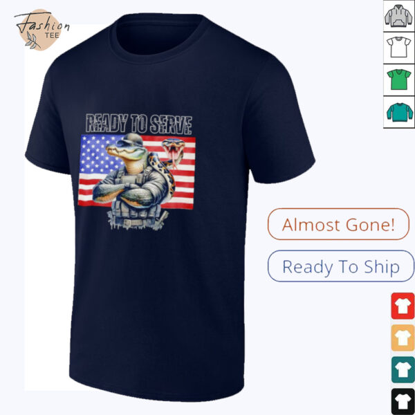 Ready to serve Alligator Alcatraz shirt