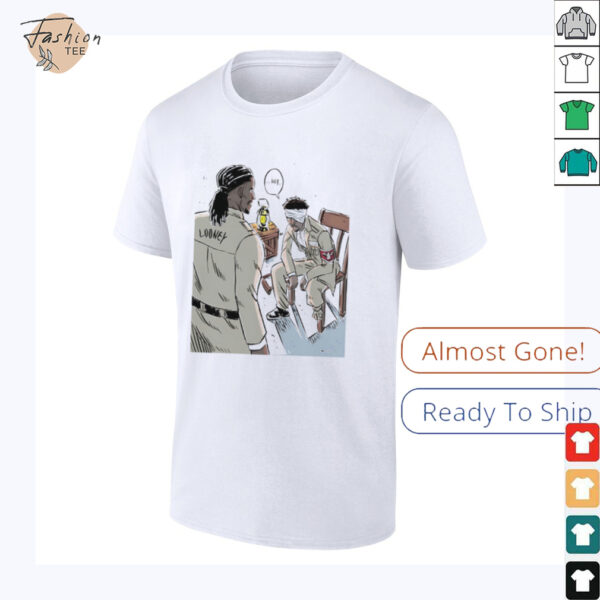 Reunion Poole and Looney Pelicans Attack On Titan anime shirt