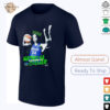 Snoopy And Woodstock Resting On Baltimore Ravens Helmet Shirt