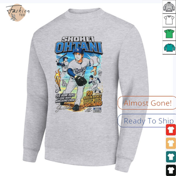 Shohei Ohtani Bootleg Anime Dodgers MVP shirt