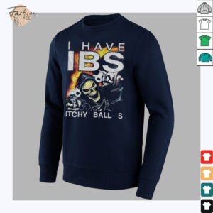 Skull I Have Ibs Itchy Ball S shirt