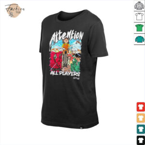 Squid Game 3 attention all players anime shirt