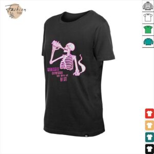Stressed depressed but doing my best skeleton shirt