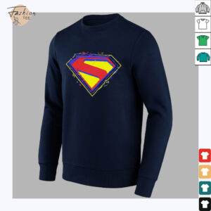 Superman glitch logo shirt