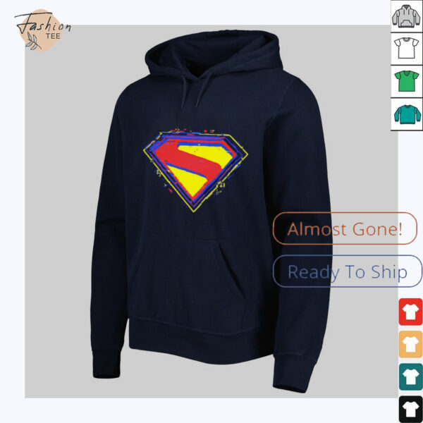 Superman glitch logo shirt