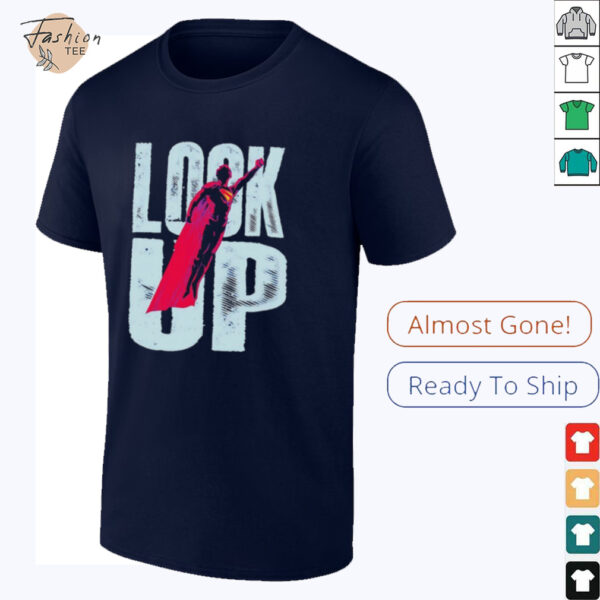 Superman look up shirt
