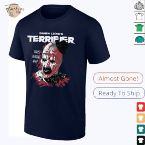 Terrifier Distressed Art the Clown Graphic Horror Movie T Shirt