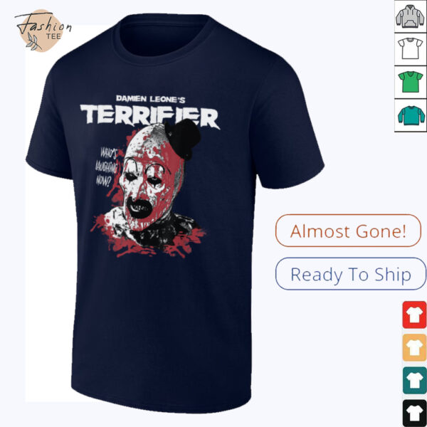 Terrifier Distressed Art the Clown Graphic Horror Movie T Shirt