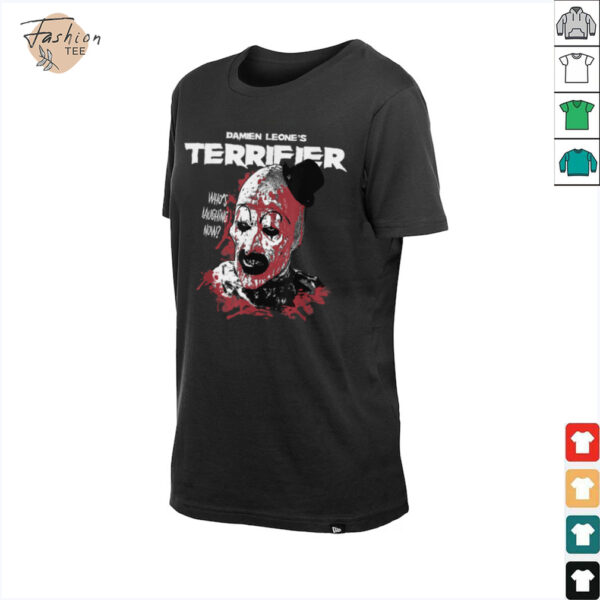 Terrifier Distressed Art the Clown Graphic Horror Movie T Shirt