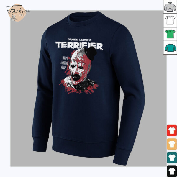 Terrifier Distressed Art the Clown Graphic Horror Movie T Shirt