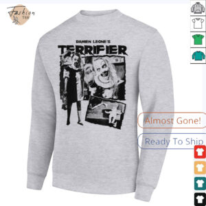 Terrifier Little Pale Girl Creepy Collage Horror Movie T Shirt