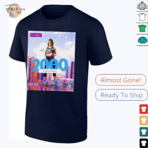 That’s 2000 Career Points for Kia Nurse Chicago Sky shirt