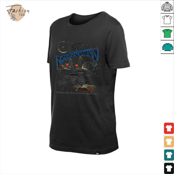 The Flats where the land meets the river shirt