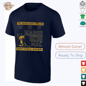The Passachusetts Line Boston Bruins Hockey Marsh Berg Mac Straight...