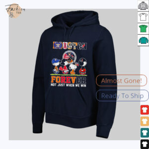 The Peanuts Houston Sports Teams crossing forever not just when we win shirt