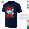 The Smurfs Character Outlines and Groovy Text Cartoon Shirt