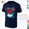 The Smurfs Character Outlines and Groovy Text Cartoon Shirt