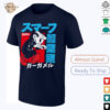 The Smurfs Chrome and Lightning Papa Smurf Retro Cartoon Shirt