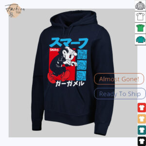The Smurfs Gargamel Kanji Collage Vintage Cartoon Shirt