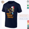 The Smurfs Logo with Smurfs Cast Retro Cartoon Shirt