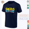 The Smurfs Smurf’s Up Retro Waikiki Beach Van Travel Cartoon Raglan Shirt