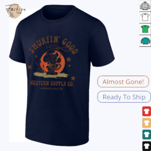 The Smurfs Smurfin’ Good Western Supply Co Cartoon Shirt