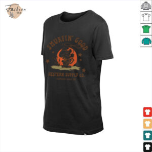 The Smurfs Smurfin' Good Western Supply Co Cartoon Shirt