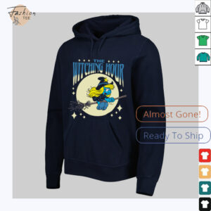 The Smurfs Witching Hour Smurfette Halloween Retro Cartoon Shirt