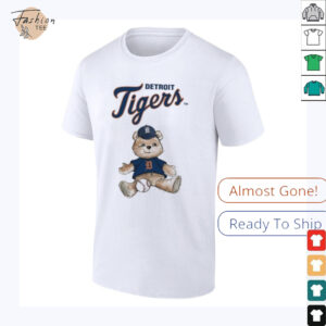 Tiny Turnip Teddy Bear X Detroit Tigers Baseball T shirt