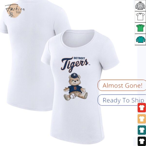 Tiny Turnip Teddy Bear X Detroit Tigers Baseball T shirt