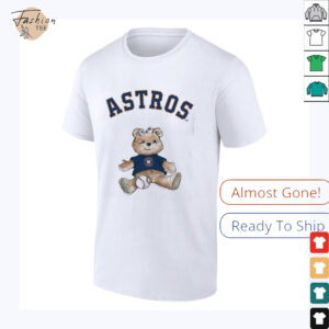 Tiny Turnip Teddy Bear X Houston Astros Baseball T shirt