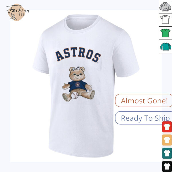 Tiny Turnip Teddy Bear X Houston Astros Baseball T shirt