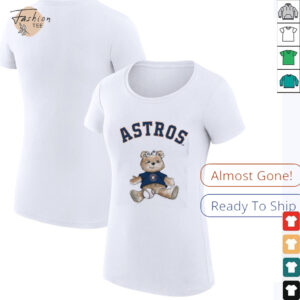 Tiny Turnip Teddy Bear X Houston Astros Baseball T shirt