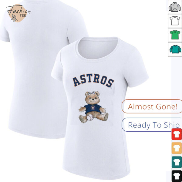 Tiny Turnip Teddy Bear X Houston Astros Baseball T shirt