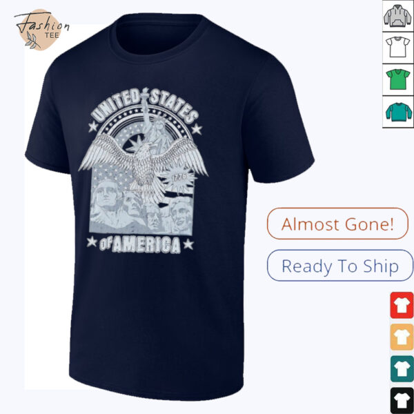 United States of America Mount Rushmore Eagles Liberty shirt