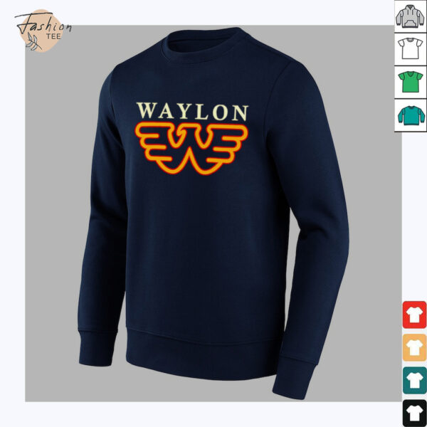 Waylon Jennings silver flying shirt